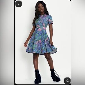 Blackmilk I Spy With My Little Iris evil longline tee dress L NWT